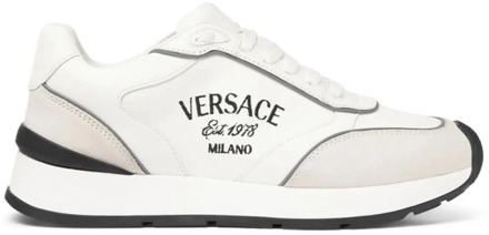 Versace Witte Sneakers Versace , Multicolor , Dames - 37 1/2 EU