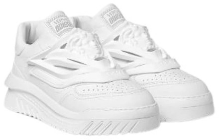 Versace Witte Sneakers Versace , White , Heren - 43 Eu,44 EU
