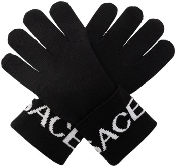 Versace Wollen handschoenen Versace , Black , Heren - M,S