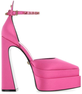 Versace Zijden Satijnen Pumps Versace , Pink , Dames - 39 Eu,38 1/2 Eu,37 Eu,38 Eu,36 EU
