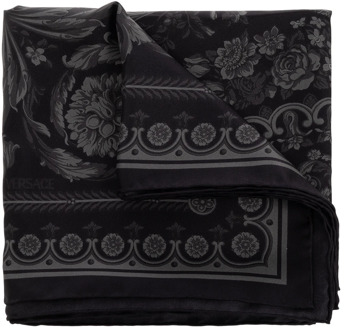 Versace Zijden sjaal Versace , Black , Dames - ONE Size