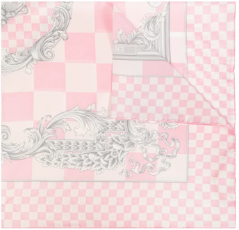 Versace Zijden sjaal Versace , Pink , Heren - ONE Size