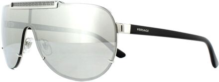 Versace Zonnebril VE2140 10006G Zilver Light Grijs Zilver Mirror - One Size