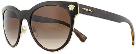 Versace Zonnebril VE2198 125213 Donker Havana Bruin Verloop