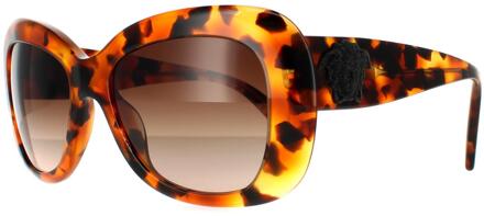 Versace zonnebril VE4317 260/13 Licht Havana Brown Gradiënt Bruin - One Size