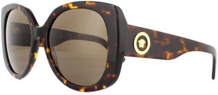 Versace Zonnebril Ve4387 108/73 Havana Donker Bruin