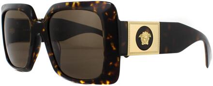 Versace zonnebril Ve4405 108/73 Havana Dark Brown Bruin - One Size