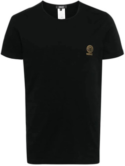 Versace Zwart T-Shirt/Tank Top Versace , Black , Heren - L,M,S,3Xl
