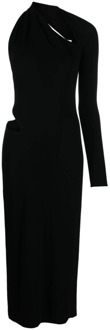 Versace Zwarte jurken Versace , Black , Dames - S,Xs,2Xs