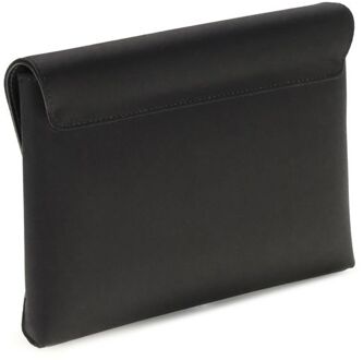 Versace Zwarte Kalfsleer Bos Taurus Schoudertas