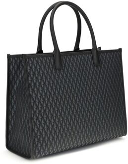 Versace Zwarte Katoenen Handtas