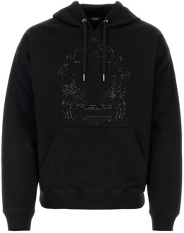 Versace Zwarte katoenen sweatshirt Versace , Black , Heren - L,M,S