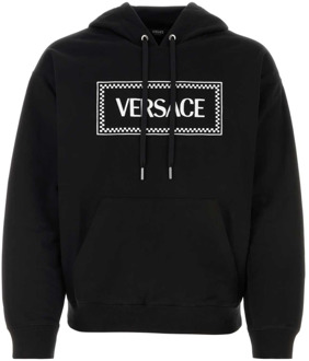 Versace Zwarte katoenen sweatshirt Versace , Black , Heren - Xl,L,M,S