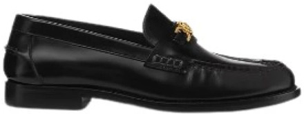 Versace Zwarte platte schoenen Versace , Black , Dames - 36 Eu,40 Eu,39 Eu,37 EU