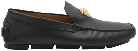 Versace Zwarte platte schoenen Versace , Black , Heren - 41 Eu,42 Eu,44 Eu,40 1/2 Eu,43 Eu,40 EU