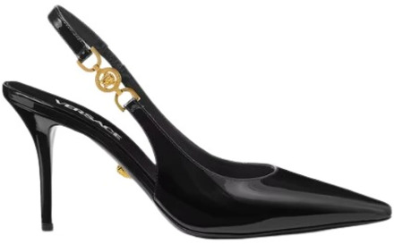 Versace Zwarte Sandalen voor Dames Versace , Black , Dames - 38 Eu,37 Eu,39 Eu,36 1/2 EU