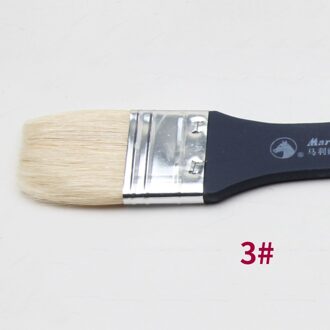 Verschillende Grootte Gouache Borstel Houten Aquarel Olie Borstel Acryl Penselen Kunstenaar School Schilderen Leveringen G1751 3