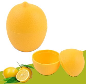 Verse Opbergdoos Lemon Lime Saver Plastic Container Houder Lamp Vormige Vochtig Diverse Voor Keuken Koelkast