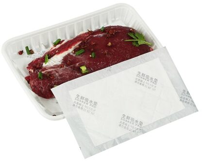 Verse Vlees Bloed Gevogelte Verpakking Direct Soaker Absorberende Pad 180x100mm 70ml