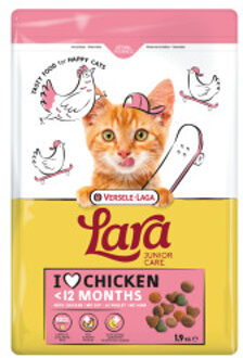 Versele-Laga Lara Junior Care kip kattenvoer 2 x 1,9 kg