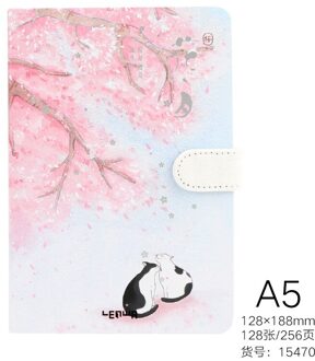 Versheid Sketchbook Mooie Kersenbloesem Sakura Magnetische Gesp Dagboek Notebook A5 Notebook Pagesoffice Notebooks A5 Pagina 'S