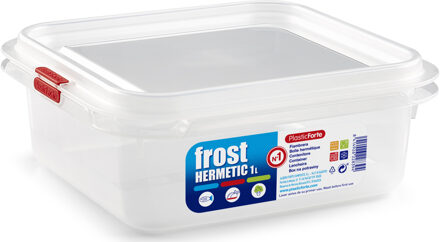 Vershoudbakje - met deksel - 17 x 16 x 7 cm - 1L - meal prep bakjes