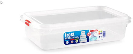 Vershoudbakje - met deksel - 26 x 18 x 7 cm - 1.6L - meal prep bakjes