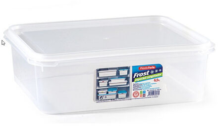 Vershoudbakje vriezer en magnetron - 6500 ml - kunststof - voedsel - 32 x 26 x 10 cm