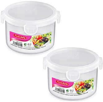 Vershoudbakje vriezer/magnetron - 10x - 1600 ml - kunststof