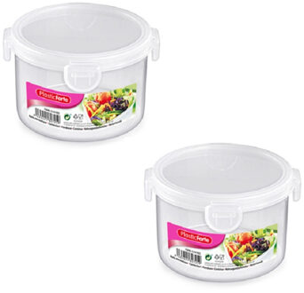 Vershoudbakje vriezer/magnetron - 10x - 600 ml - kunststof