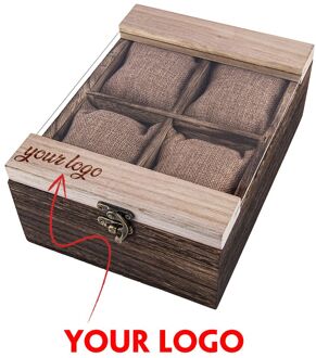 Versieren Hout Horloge Display Box 4 Slot 8 Slots Pu Leather Vitrine Dozen Horloge Sieraden Organizer 6 Slot madera wood 4 slots