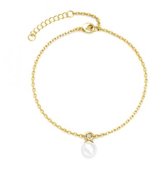 Versiering en dooskristal Chris Pearl - Oostenrijks kristal Wit & Goud - One Size