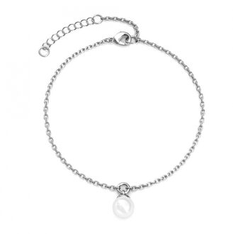 Versiering en dooskristal Chris Pearl - Oostenrijks kristal Wit Zilver - One Size