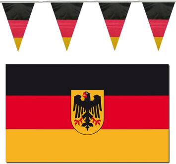 Versiering pakket vlaggen Duitsland voor binnen/buiten