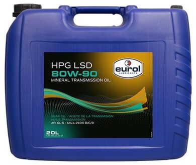 Versnellingsbakolie Eurol HPG 80W-90 GL5 LSD 20L ZIL E11063420LZIL