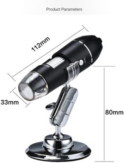 Verstelbare 1600X 3 In 1 Usb Digitale Microscoop Endoscoop Draagbare Camera Voor Solding 8 Led Zoom Vergrootglas Endoscoop