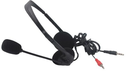 Verstelbare 3.5Mm Wired Stereo Headset Noise Cancelling Oortelefoon Met Microfoon Verstelbare Hoofdband Voor Computer Laptop Desktop