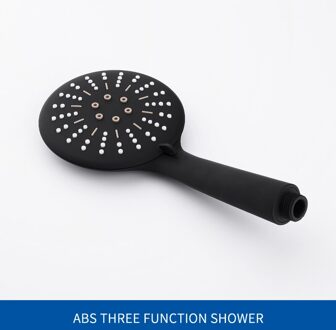 Verstelbare 3 Functie Zwarte Douche Riser Slide Bar Met Handdouche & Slang Wall Mount Douche Sliding Bar Set douche enkel en alleen