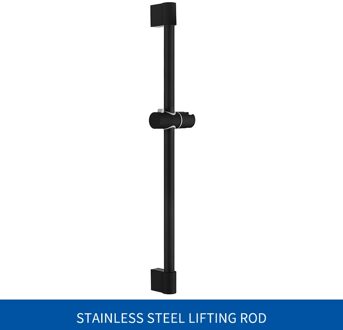 Verstelbare 3 Functie Zwarte Douche Riser Slide Bar Met Handdouche & Slang Wall Mount Douche Sliding Bar Set Silde Bar enkel en alleen