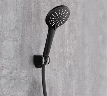 Verstelbare 3 Functie Zwarte Douche Riser Slide Bar Met Handdouche & Slang Wall Mount Douche Sliding Bar Set