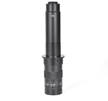 Verstelbare 300X Zoom C-Mount Lens 0.7X-4.5X Vergroting Voor Hdmi Usb Industrie Video Microscoop Camera Oculair Vergrootglas