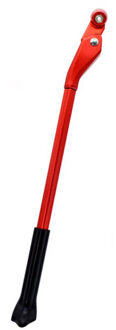 Verstelbare 35-41 Cm Fiets Kickstand Parking Rack Mtb Racefiets Side Ondersteuning Rack Voet Brace Fiets Fietsen Accessoires rood