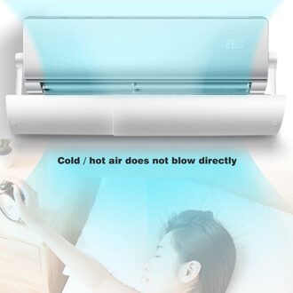 Verstelbare Airconditioner Cover Deflector Voorruit Anti Direct Blazen Intrekbare Shield Airconditioner Cover Wind Baffle
