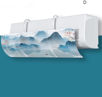 Verstelbare Airconditioning Cover Wind Deflector Voorruit Airconditioner Gereedschap Air Baffle Schild Kantoor Woonaccessoires Artistic landscape