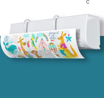 Verstelbare Airconditioning Cover Wind Deflector Voorruit Airconditioner Gereedschap Air Baffle Schild Kantoor Woonaccessoires Kangaroo