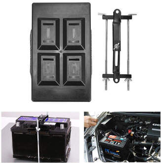 Verstelbare Auto Batterij Tray Houd Klem Beugel Voor Automotic 135-220mm Auto Marine Batterij Gestabiliseerd Lade Houder