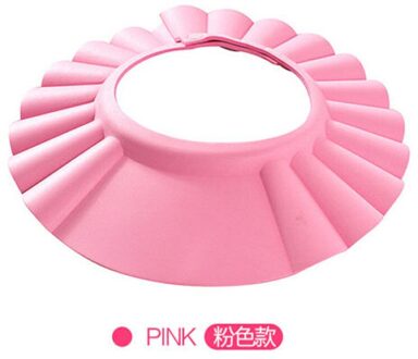 Verstelbare Baby Shampoo Cap Peuter Kinderen Bad Douche Hat Wash Hair Caps Voor Kinderen Baby Care Roze