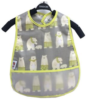 Verstelbare Baby Slabbetjes Eva Waterdichte Lunch Feeding Slabbetjes Baby Cartoon Vruchten Printing Boom Meisjes Voeden Doek Kinderen Baby Schort