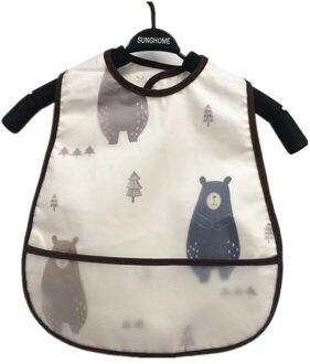 Verstelbare Baby Slabbetjes Eva Waterdichte Lunch Feeding Slabbetjes Baby Cartoon Vruchten Printing Boom Meisjes Voeden Doek Kinderen Baby Schort