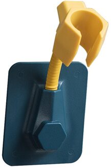 Verstelbare Badkamer Douchekop Beugel Stand Wall Mount Houder Voor Sproeier Tool Douche Base Badkamer Tool Opbergrek Blauw
